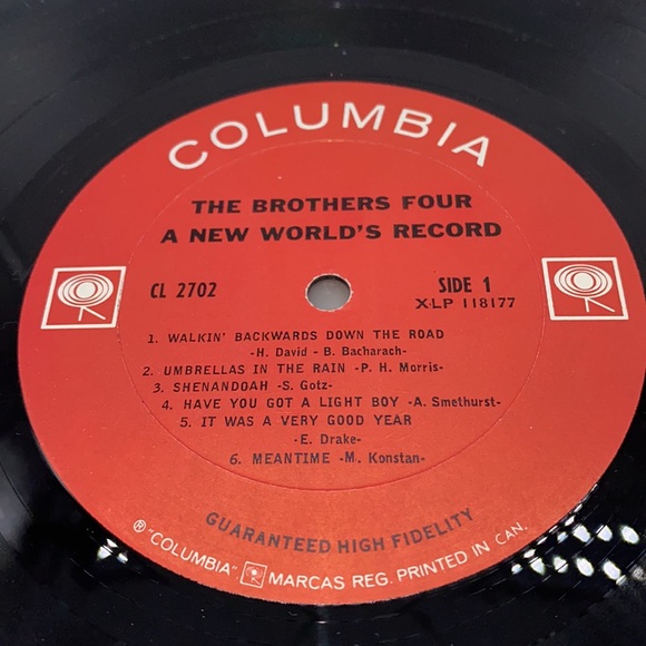 The Brothers Four A New World’s Record Album Vinyl LP Columbia - Picture 6 of 8